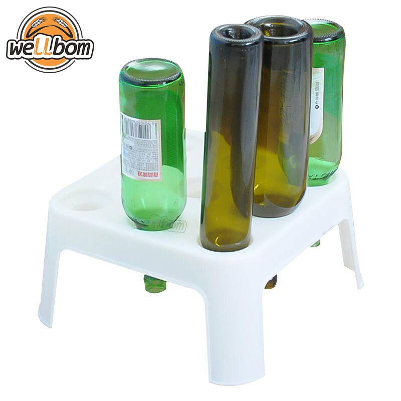 Fast Rack Support Drain, Stack & Store Wine or Beer Bomber/Belgian Bottles Home Brewing Beer Bottles Drying Rack